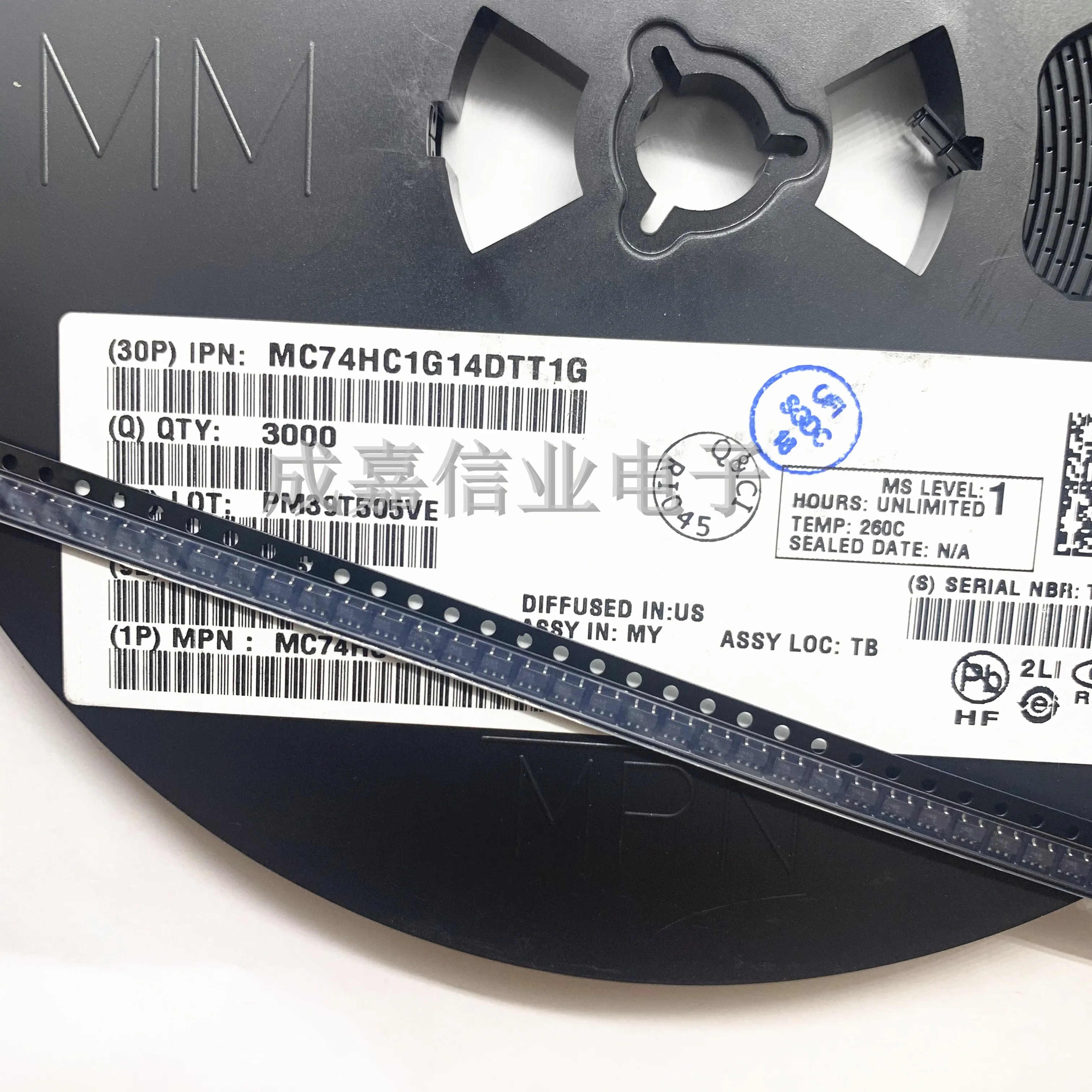 Рисунок 3 - маркировка MC74HC1G14DTT1G SOT-23-5;