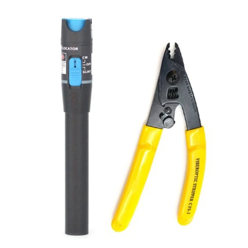 

30MV 30KM Visual Fault Locator (Fiber Light Pen Tester) And CFS-3 Fiber Optic Stripper (3Port Stripping Tool),Fiber Tool