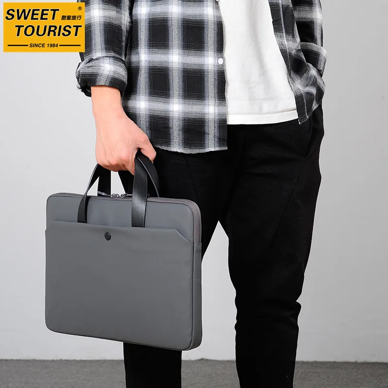 15-inch Business Laptop Bag, Shoulder/handheld, Multifunctional Briefcase With Tablet Sleeve