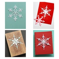 2022 new arrival metal cutting dies decoration for scrapbooking craft diy album template decor model pretty snowflakes
