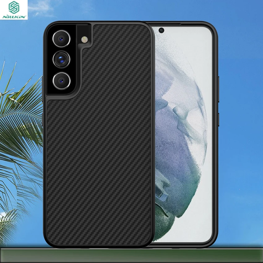 

Чехол для Samsung Galaxy S22, чехол из синтетического волокна, чехол для телефона Samsung Galaxy S22 S22 + NILLKIN, жесткий чехол высокого качества, чехол