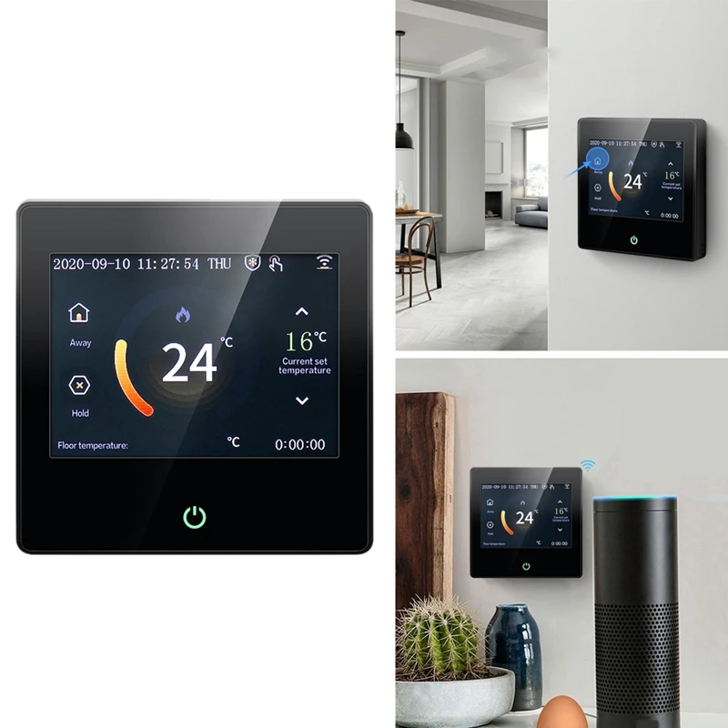 

Wifi Thermostat Temperature Controller Smart Home For Google Home Alexa