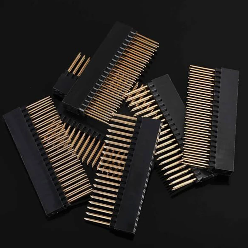 2x20(40 контактов) Штабелируемый разъем для Raspberry Pi A +/B +/Pi 2/Pi 3 сверхвысокий (комплект