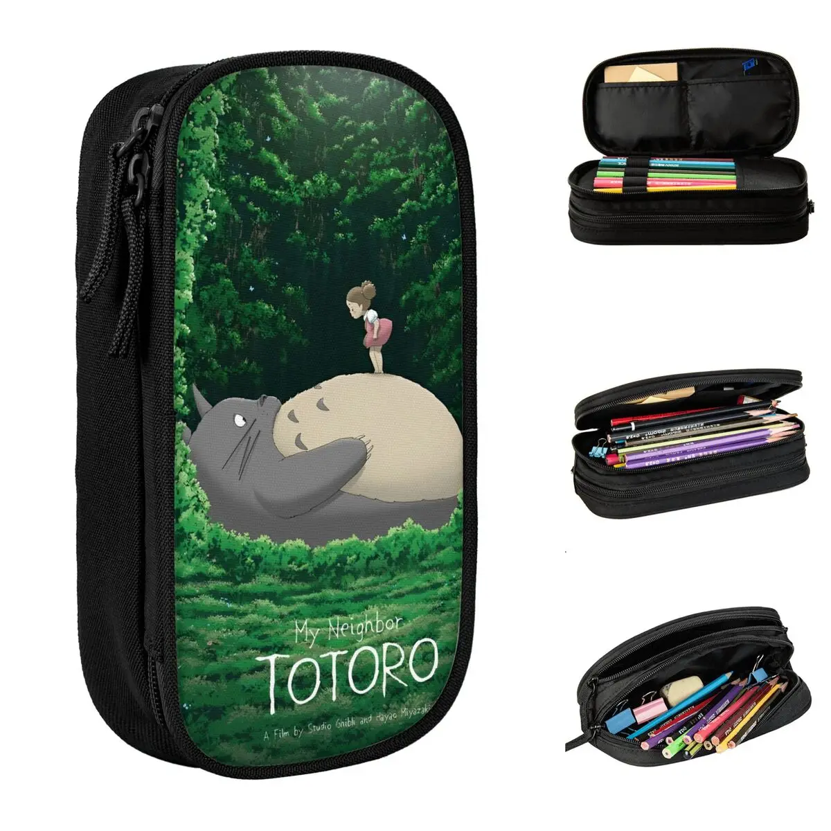 T-Totoros Lay аниме Kawaii пеналы мультфильм Mei милые коробка для ручек девочек и