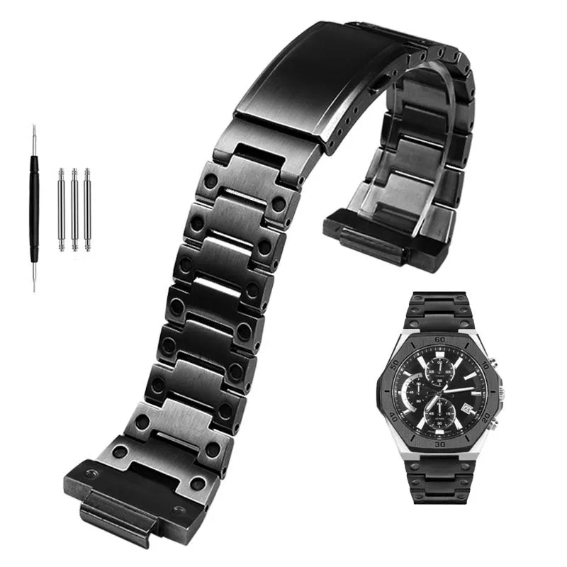 Для Casio Edifice Series GST-B400 EFB-680 CL-7A ECB-10D браслет для часов 14 мм ремешок Лидер продаж твердый металлический ремешок для часов из нержавеющей стали (art.: 3920cbcdb0cf4) - 3920cbcdb0cf4