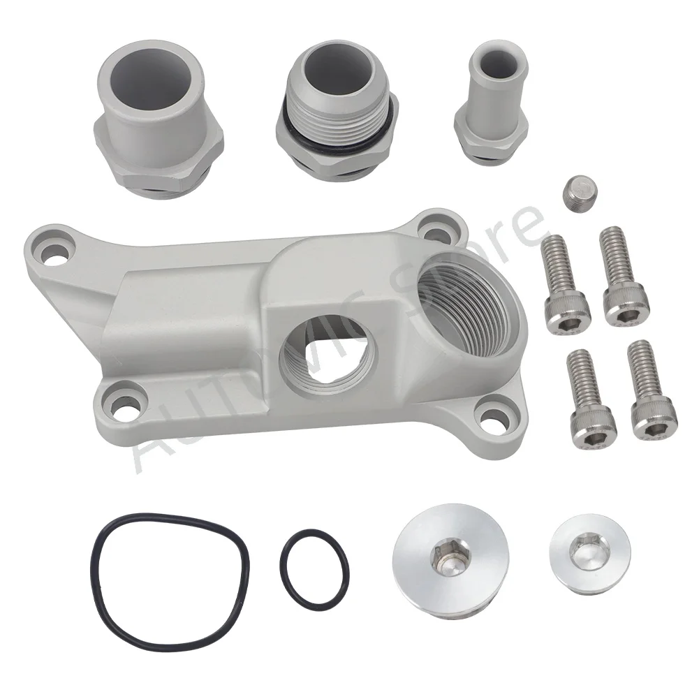 Фото Для TSX K24A2 Civic Si K20Z3 комплект верхнего корпуса охлаждения с фитингами для шлангов 16AN и 1.25