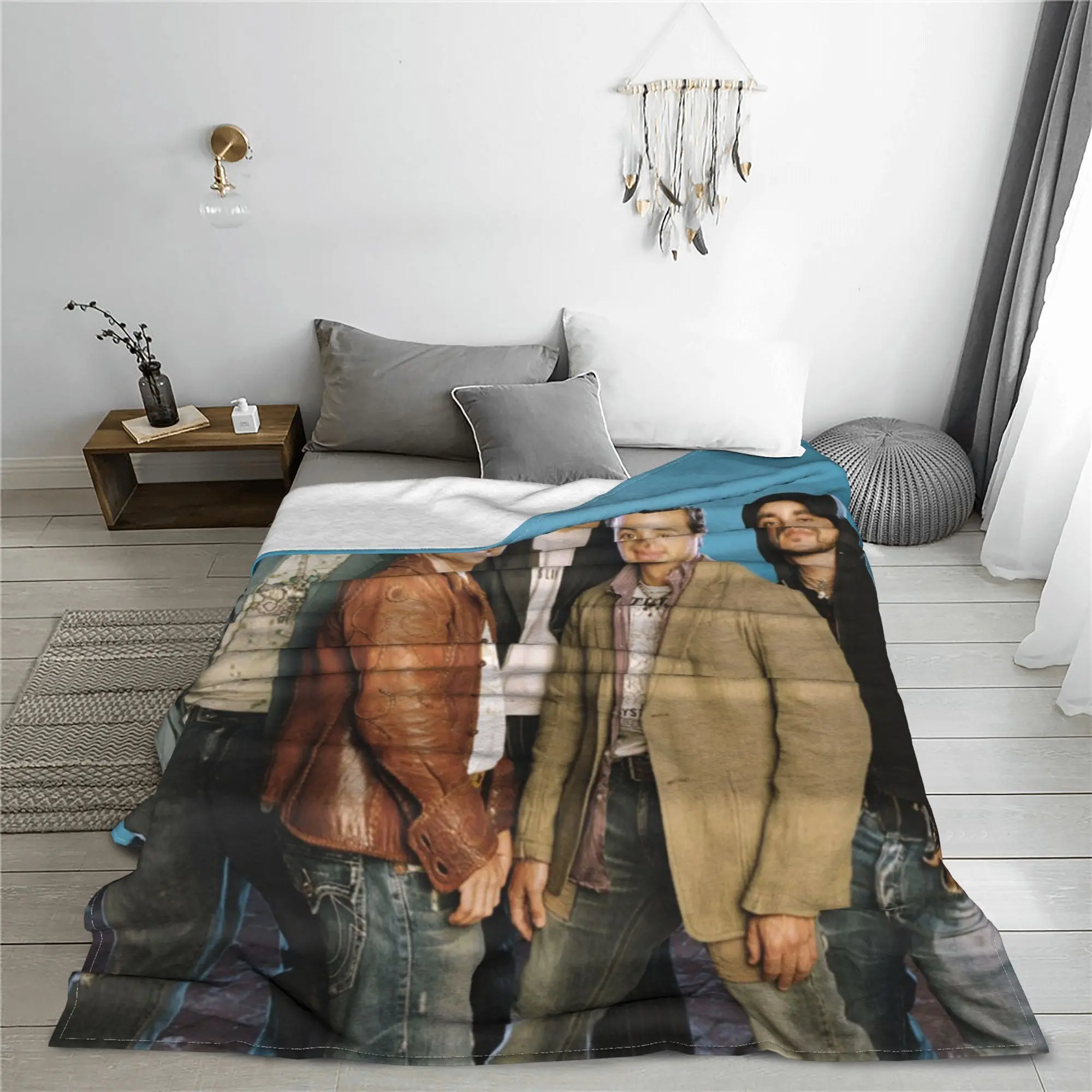 Музыкальное одеяло Backstreet Boys Bsb Band флисовое многофункциональное супер теплое с