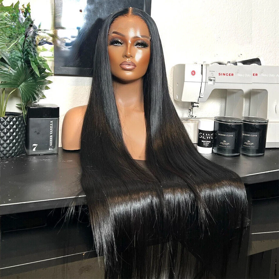 Straight Transparent Human Hair Lace Frontal Wig 13x4 13x6 Glueless Lace Front Wig Human Hair Wigs 4x4 5x5 Lace Closure Wig Sale