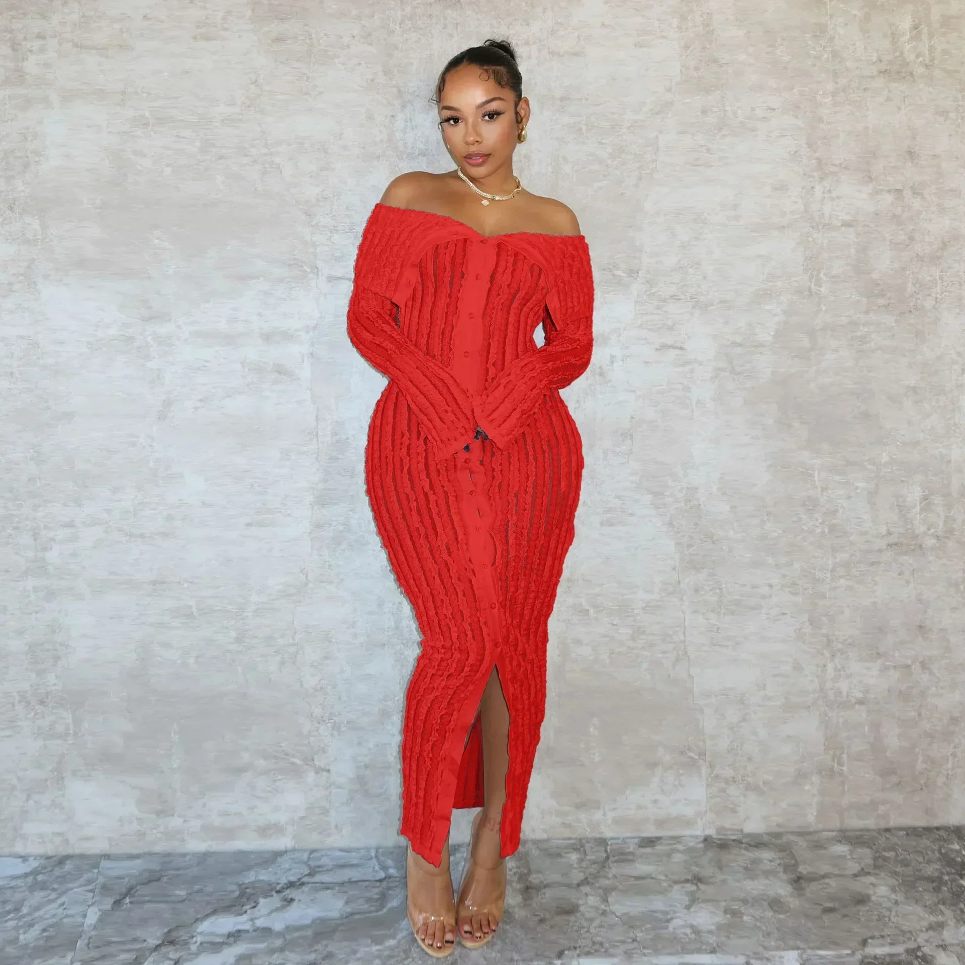 Новинка 2024 года весенне-летнее платье Y2K однотонное элегантное сексуальное