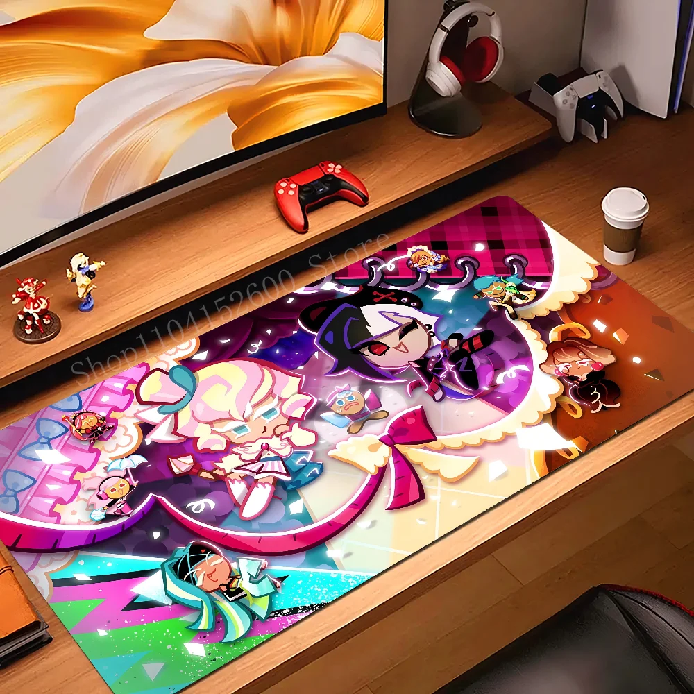 Kawaii C-Cookie Run OvenBreak Mousepad Mouse Mat Desk With Pad Gaming Accessories Prime XXL Keyboard