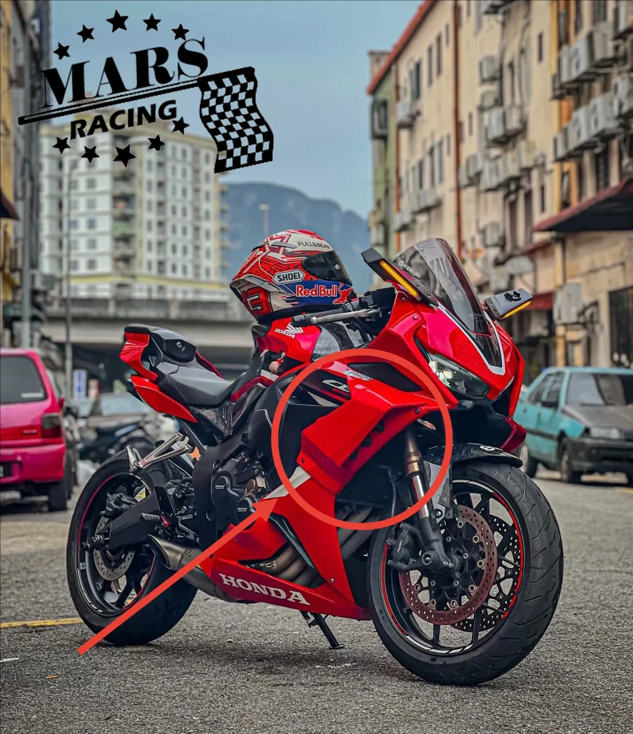 

Для Honda CBR650R cbr650r 2018-2021 2022 2023, аксессуары, передний фонарь для мотоцикла, боковое крылышко, ветровой плавник, спойлер, накладка