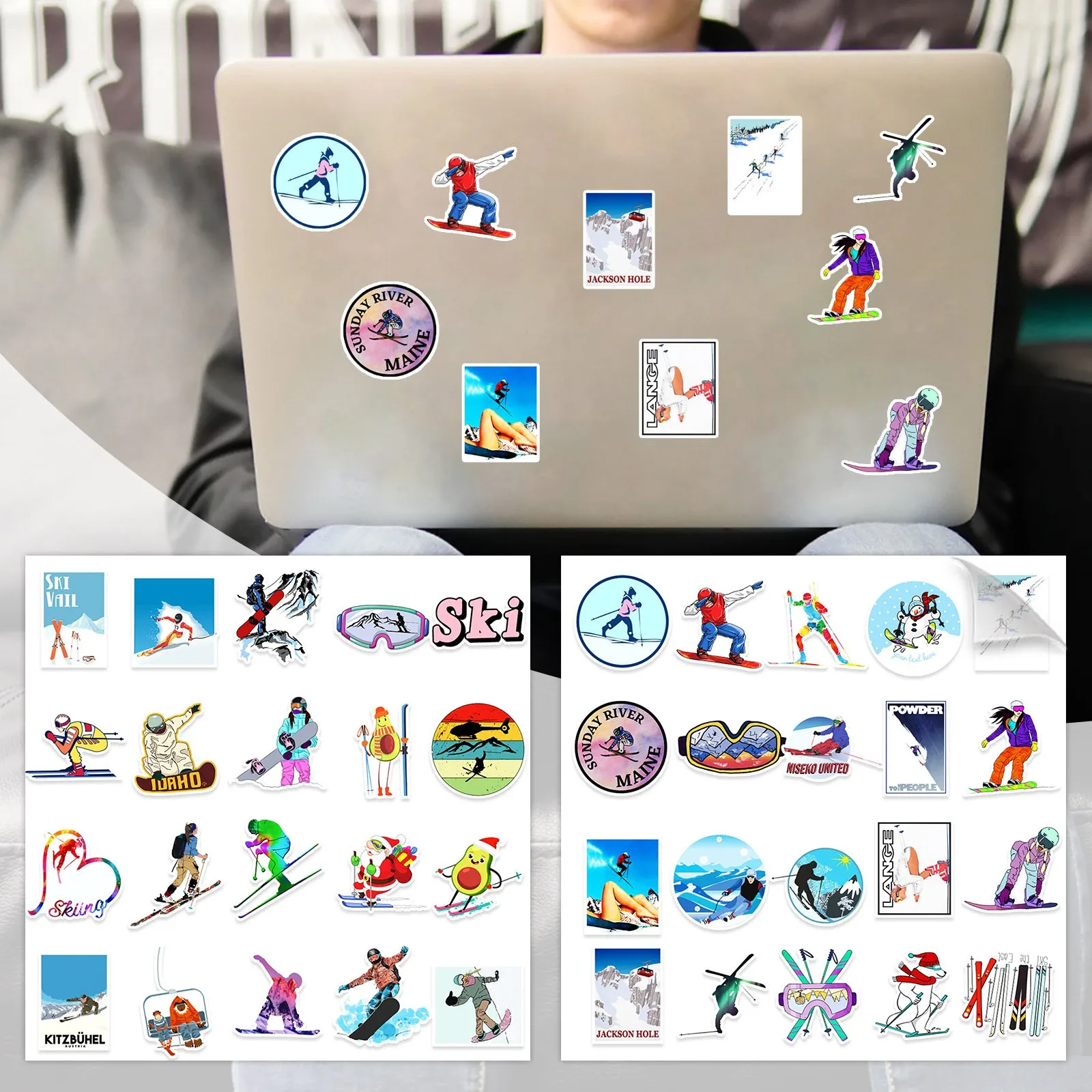 

Megaphone Stickers 50XPC Graffit I Sticker Luggage Refrigerator Phone Water Cup Waterproof Sticker