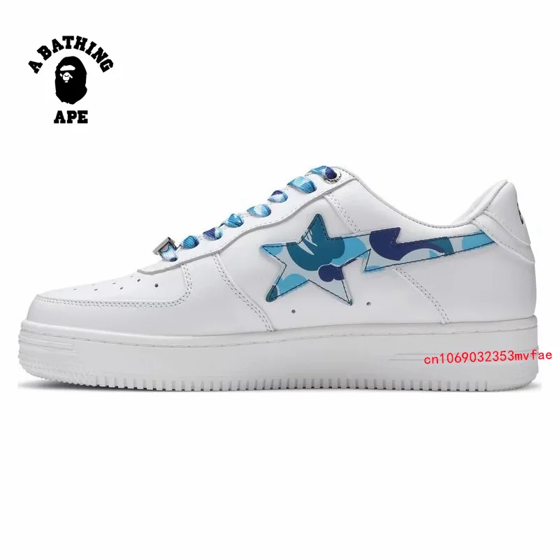 A BATHING APE Men Women Vibe BapeGoose Sports AF Sneakers Unisex Air Skateboarding Bapesta Sta Sport Force Outdoor Walking Shoes