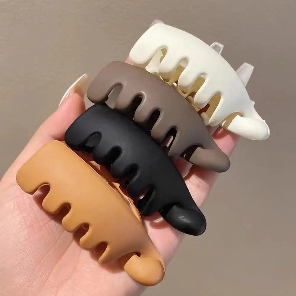 Banana Clip Hair Claws Frosted Ponytail Holder Hairpin Women Hair Styling Accessories Ponytail Barrettes Twist Clamp