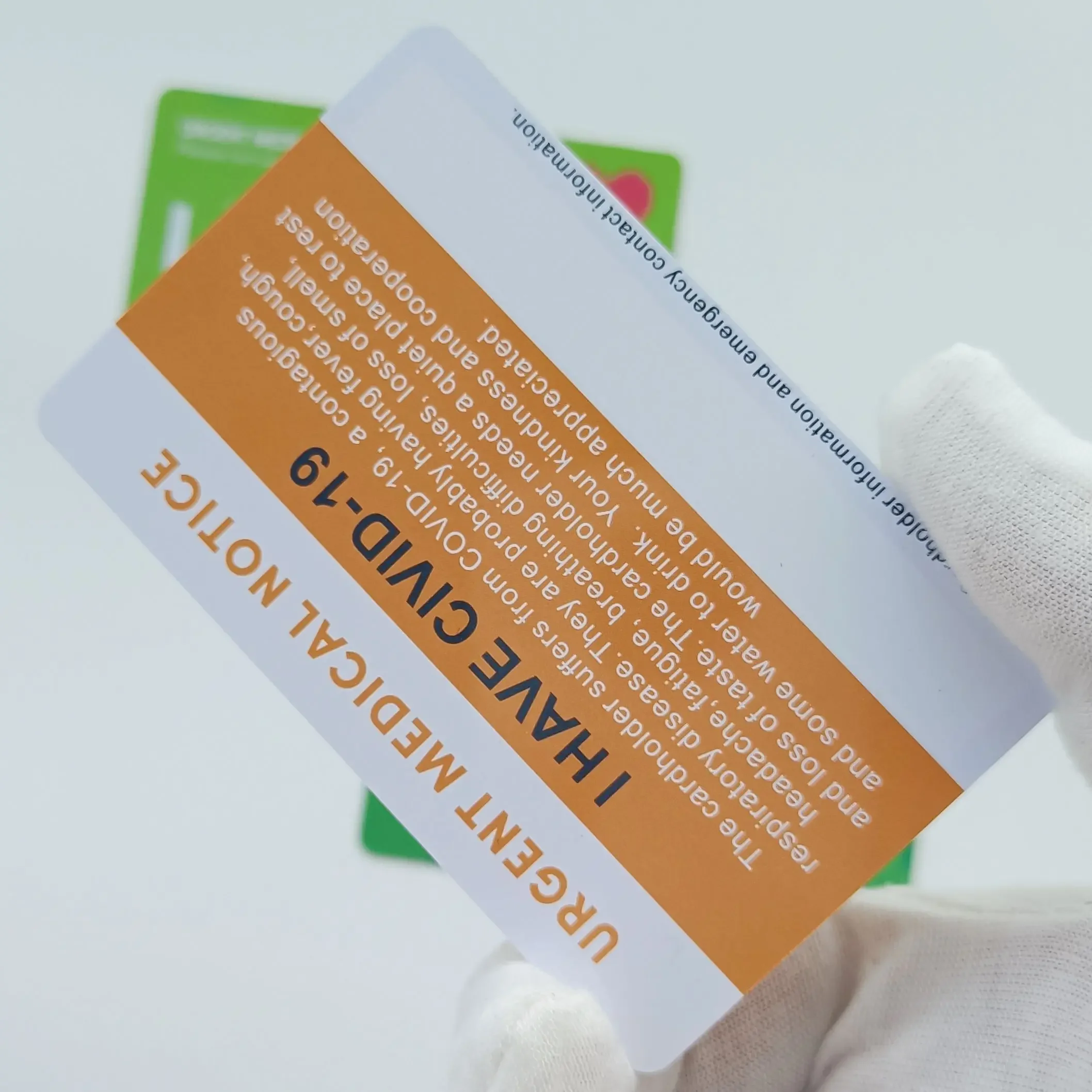 Записываемый инфекционный срочный предупреждающий знак из ПВХ