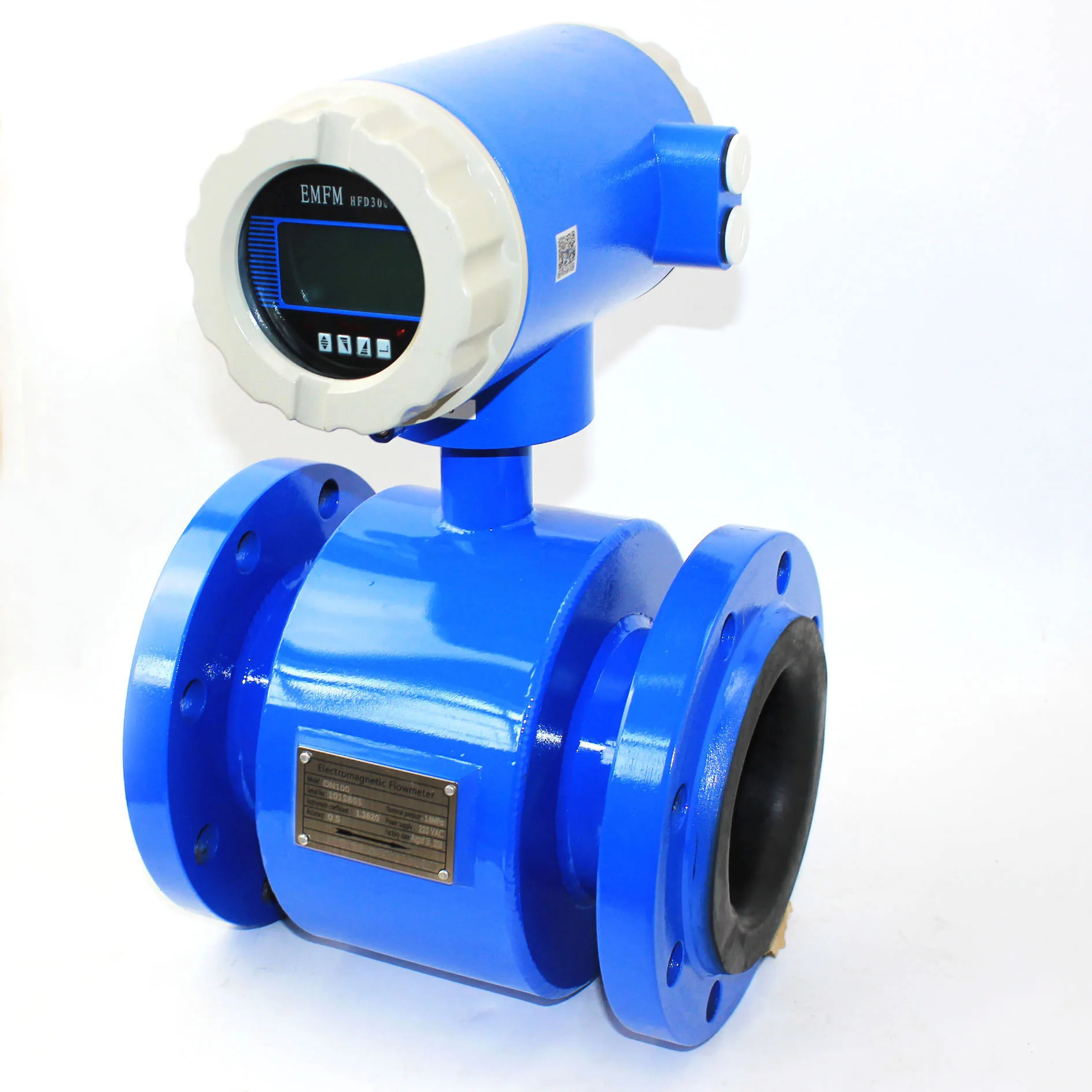 

4-20mA Smart Industry Water Flow Meter Sulphuric Acid 98% Flow Electromagnetic Flow Meter