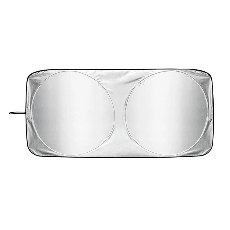 

Windshield Sun Shade Foldable Car Front Window Sunshade For Most Sedans SUV Truck Keeps Your Vehicle Cool