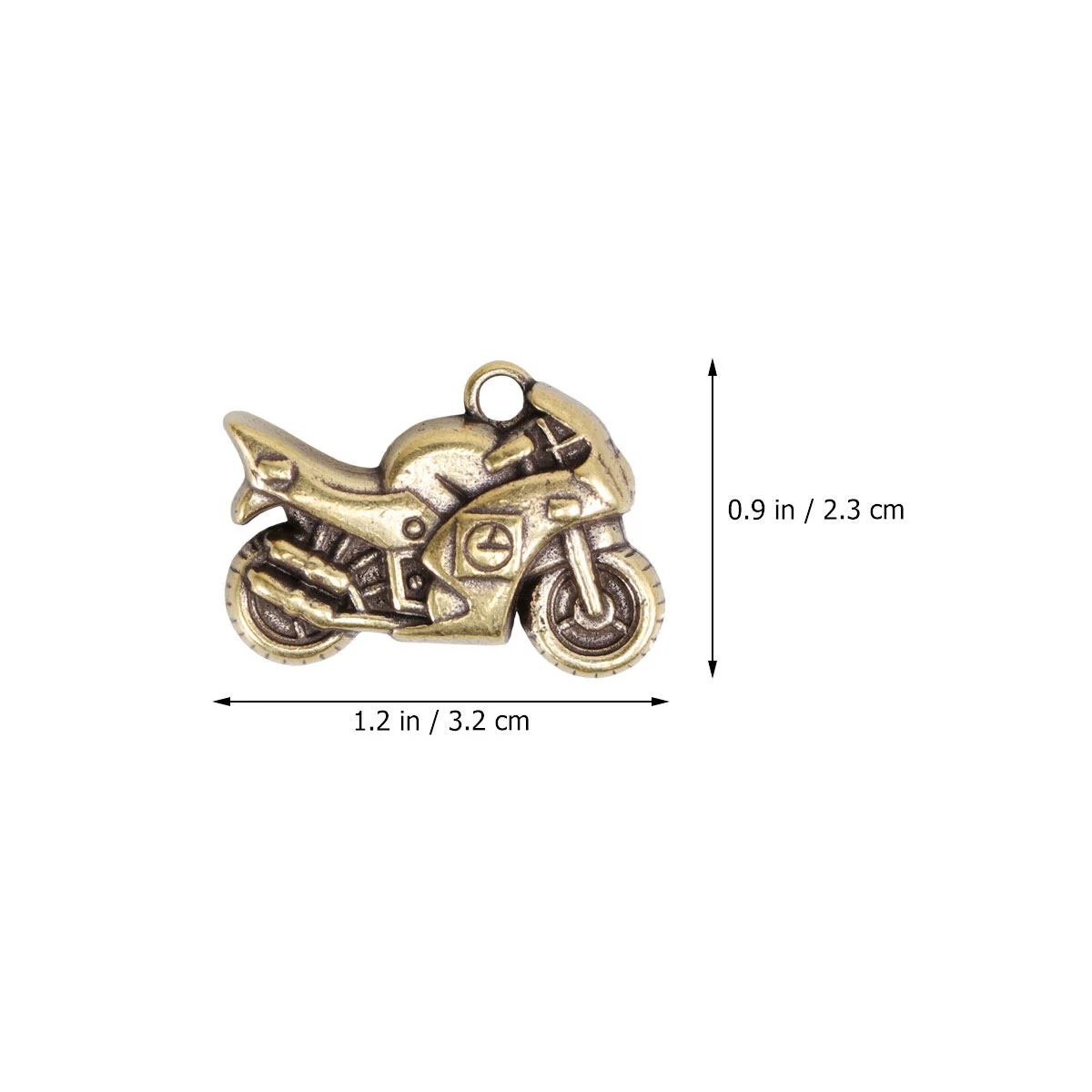 Motorcycle Shape Pendant Key Chain Motorcycle Hanging Decor Charms Creative Key Ring Pendant Jewelry Making Accessories for