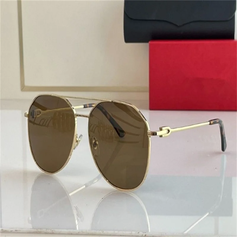 

New fashion Sunglasse For Men and Women Summer Designers 0364 Style Anti-Ultraviolet Retro Eyewear Half Frame Glasses Random Box