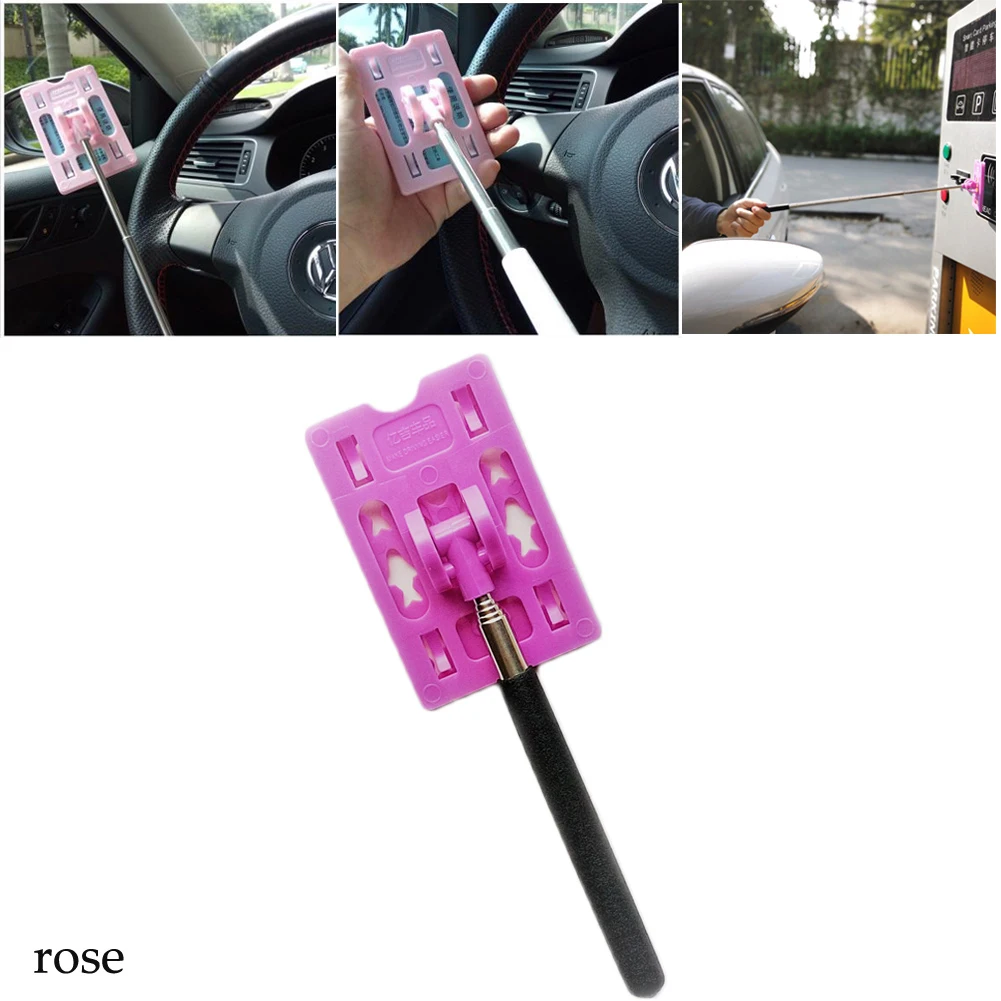 

Holder Blue/ Pink/ White/ Purple Card Stick Toll Card Stick Card Stick Plastic 1PC Strong And Flexible Material