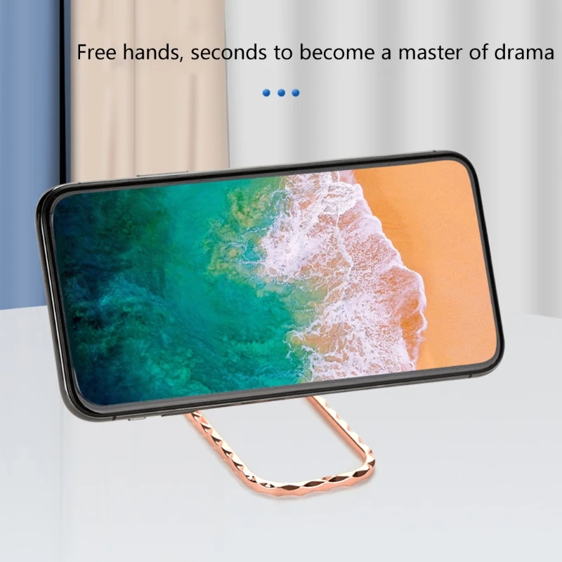 

Finger Kickstand 360°Rotation Phone Ring Holder Ring Foldable Cell Phone Stand Drop Shipping