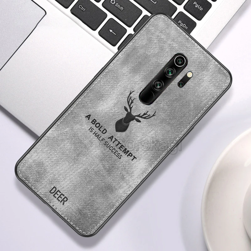 Чехол Деловой тканевый для Redmi 10 10C 9C NFC 9A 9AT 9 8 8A Note 11 11S 10S 8T 9S Pro POCO X3 GT | Мобильные