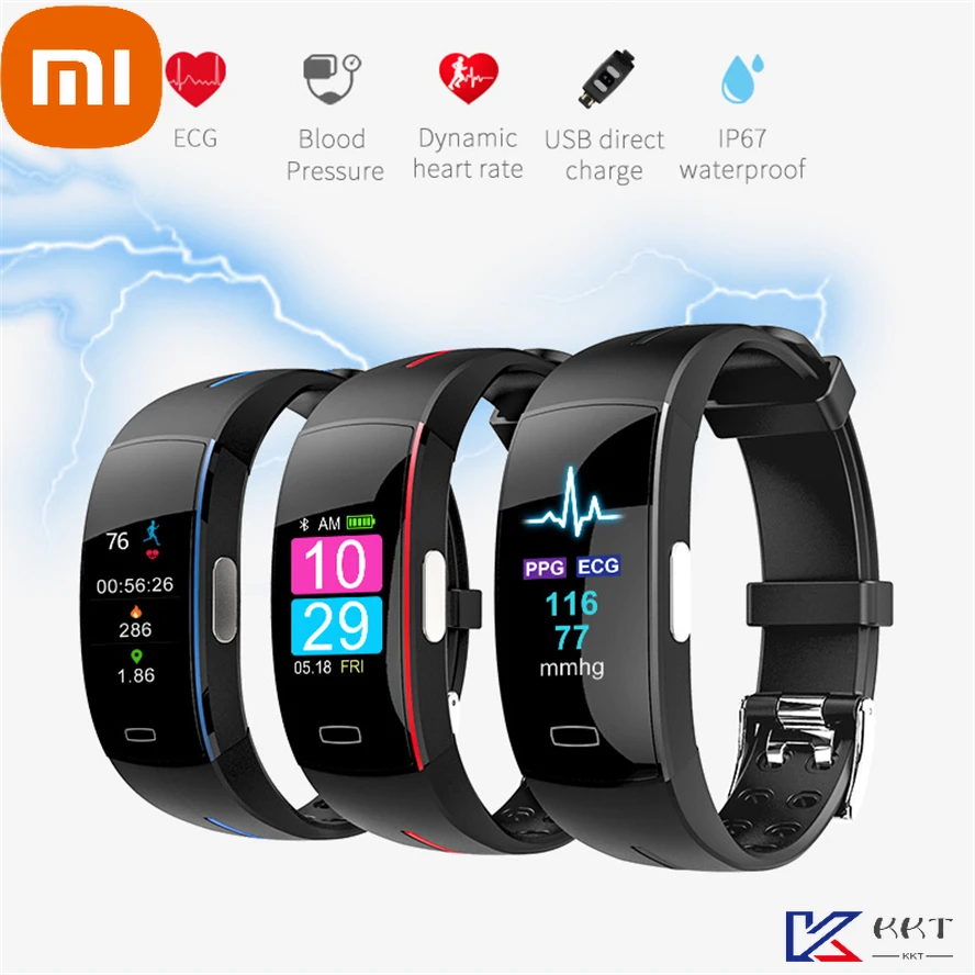 

XIAOMI P3 PLUS Smart Band Support ECG+PPG Blood Pressure Heart Rate Monitoring Waterproof Pedometer Sports Fitness Tracker Watch