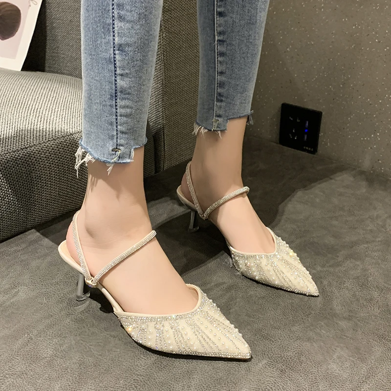 

Стразы, босоножки, фетиш, босоножки на высоком каблуке, женские летние туфли-лодочки, женская обувь на каблуке 5 см, роскошные сандалии, сексу...