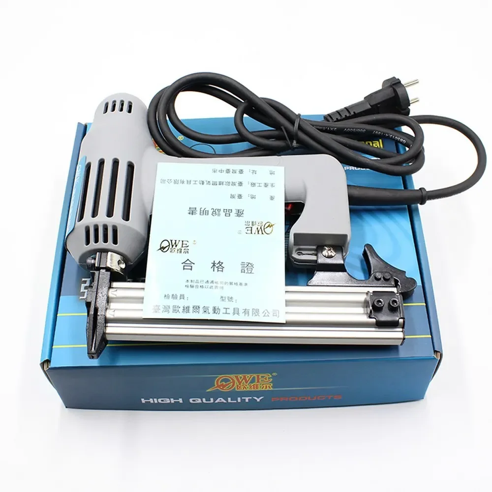 F30 Электрический пистолет для прямых гвоздей Степлер панели из алюминиевого