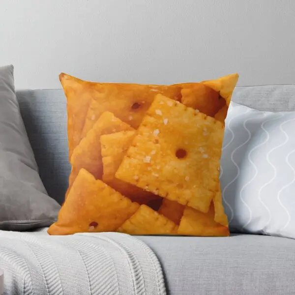 

Cheez Its Printing чехол для подушки в офис мягкий домашний диван для гостиницы, модная декоративная подушка, не включает в себя одну сторону