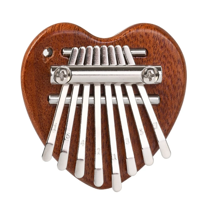 

Kalimba Instrument 8 for Key Mini Wood Color Thumb Piano Musical Instru