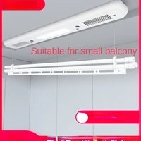 electric drive airer remote control lifting single pole small apartment balcony intelligent clothes hanging machine
