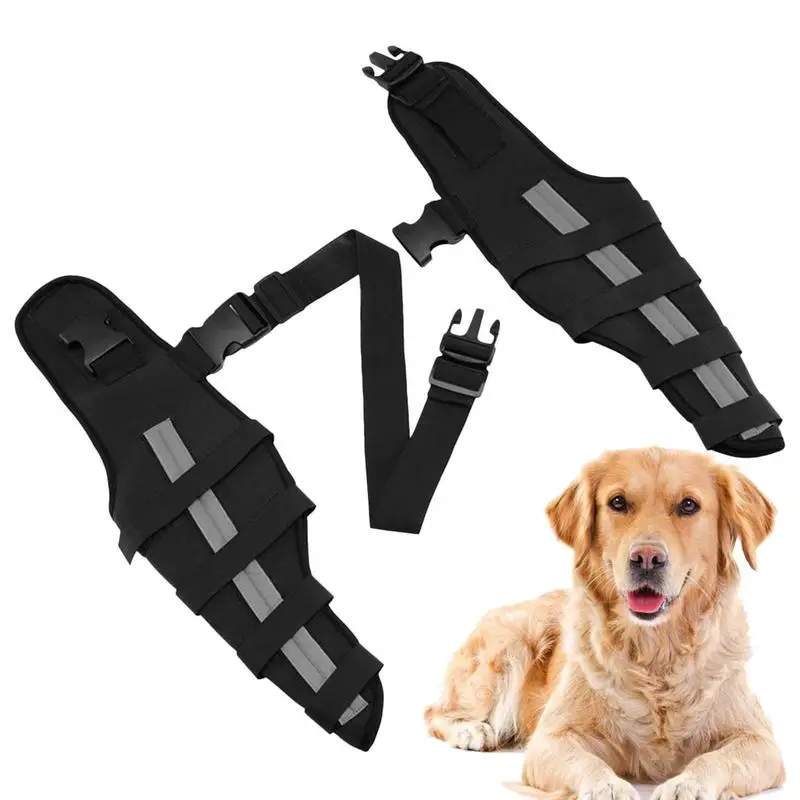 

Dog Knee Brace Rear Support For Knee And Hip Joint Care Adjustable Breathable Dog Leg Sleeve Compression Support For Dog Torn