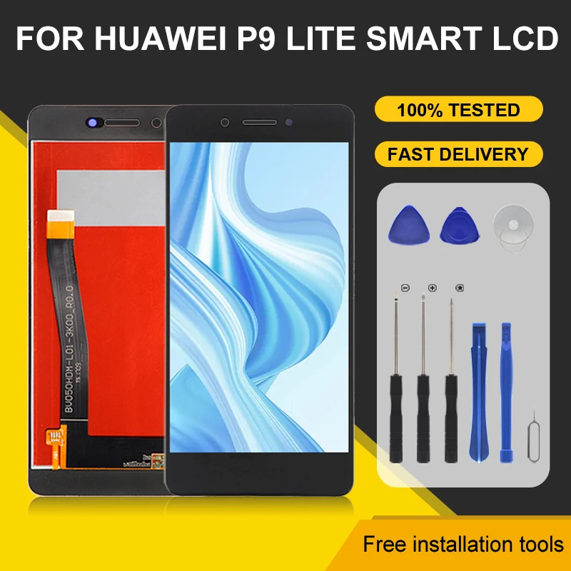 1 шт., 5,0 дюйма, наслаждайтесь 6S дисплеем для Huawei P9 Lite, умный ЖК-дисплей, сенсорный экран, дигитайзер, искусственная фотография, в сборе с инструментами
