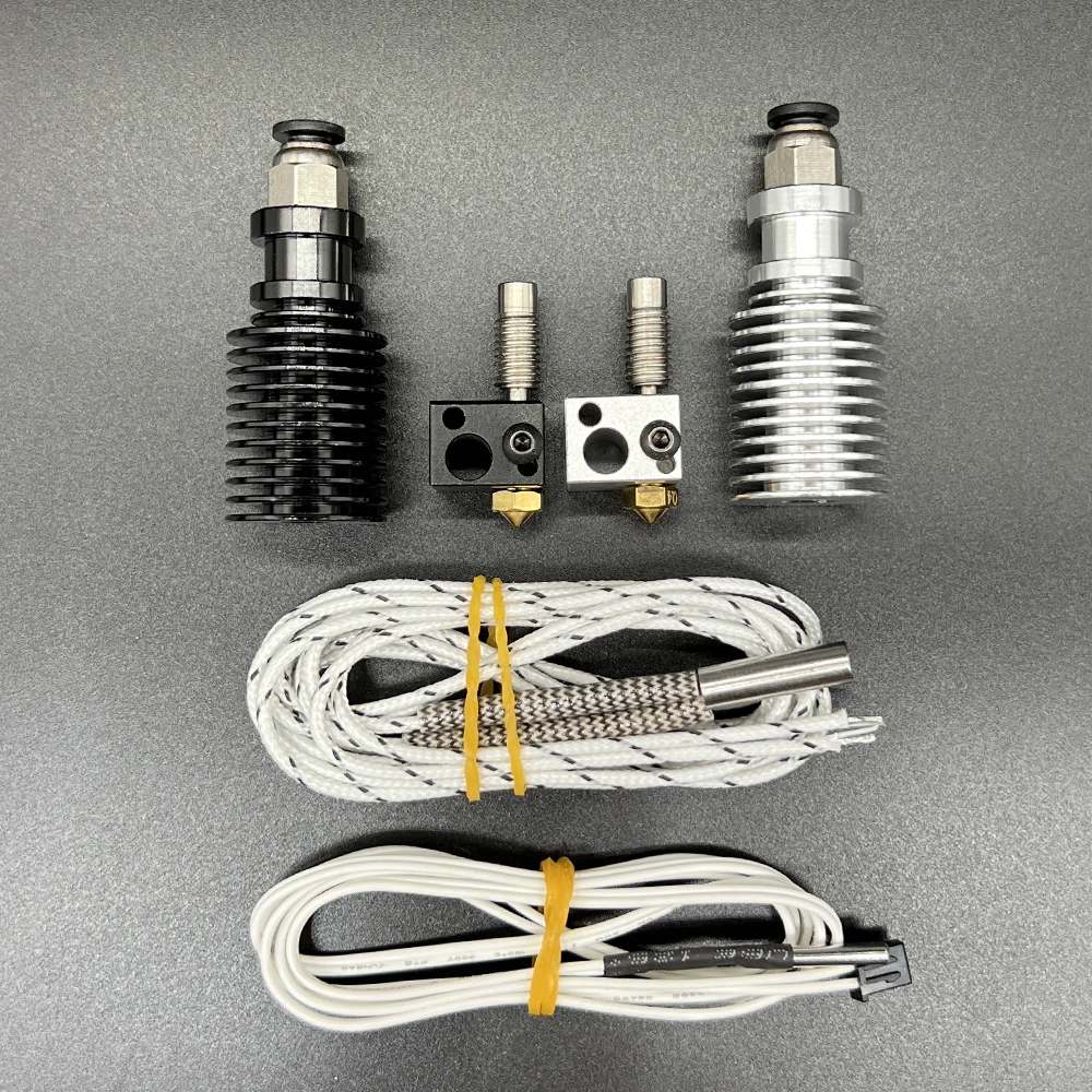 E3D V6 Hotend Kit 3d Printer Accessories 320℃ High Temperature Version J-head Remote Extruder Parts 12V 24V Hot End 1.75/0.4MM