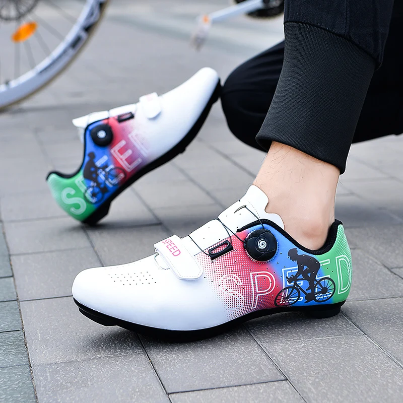 

2023 Cycling road sneakers Men's sports speed cycling shoes women's mountain racing road cycling shoes