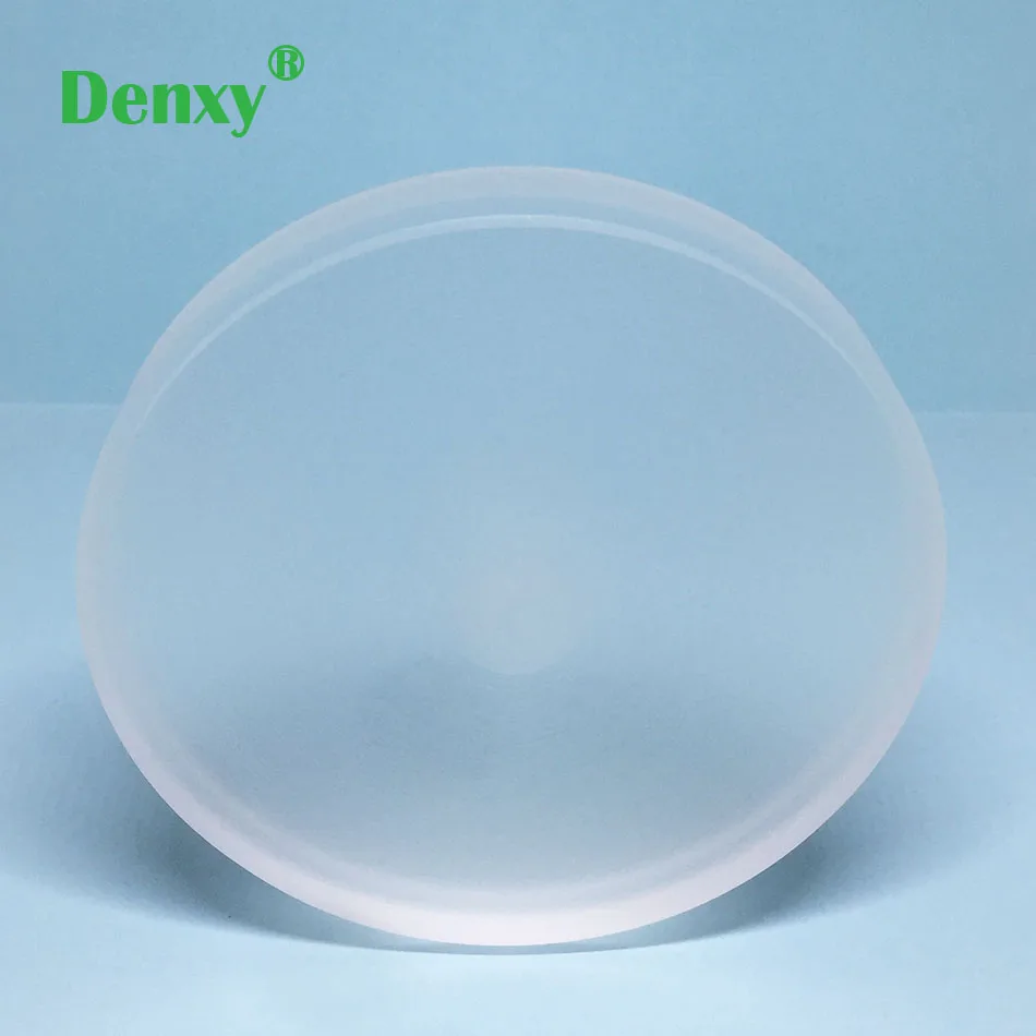 

Denxy 5pcs Dental PMMA Block Clear color CAD/CAM Dental Material lab for Make Temporary Bridge Dental Restorations Resin Block