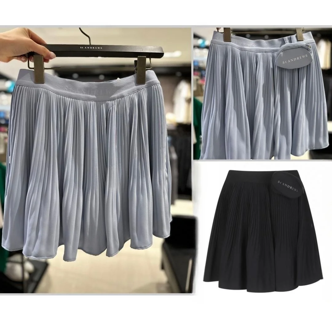 

Spring/Summer 2023 New Golf Women's Short Skirt Outdoor Sports Leisure Pleated Skirt with Textured Tulle Fashion luxurious