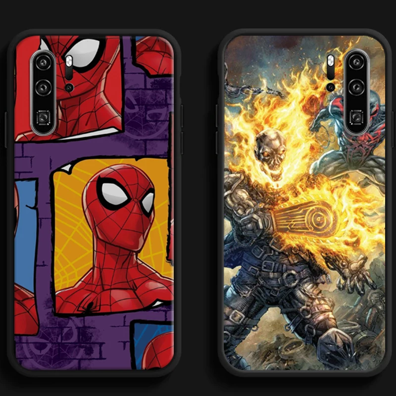 

Marvel Spiderman Iron Man Phone Cases For Huawei Honor Y6 Y7 2019 Y9 2018 Y9 Prime 2019 Y9 2019 Y9A Funda Carcasa Back Cover