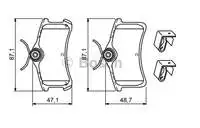 

BOSCH 0986494274 REAR BRAKE BALATASI AVENSIS VVT I D 4D 0002 KAMPANYALI (.)
