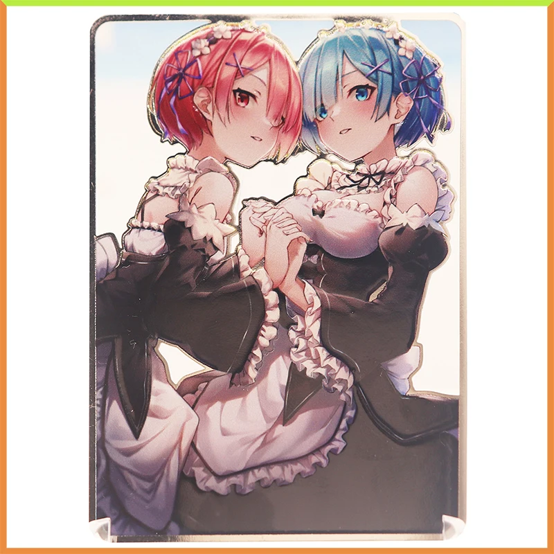 Аниме История Богини DIY ACG Фольга Преломление Металлическая игра Коллекционные