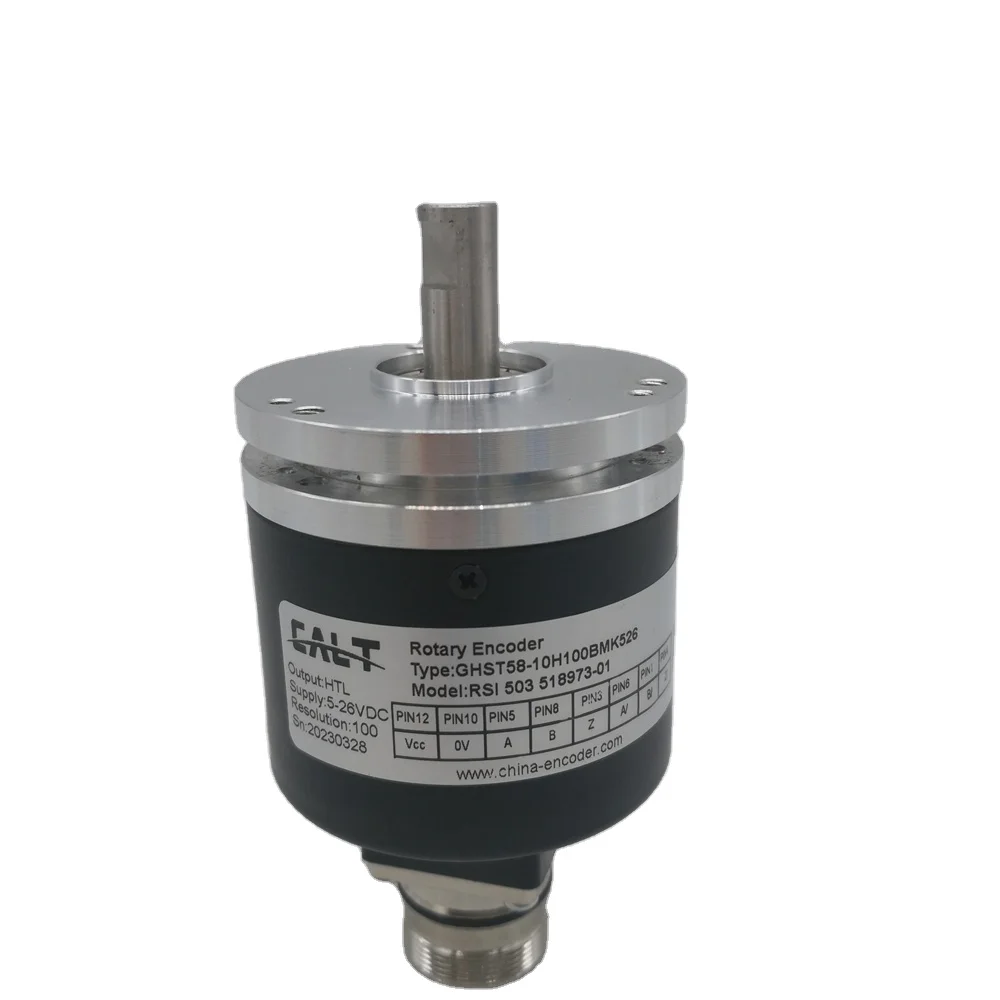 

GHST58-10H100BMK526 replace RSI 503 518973-01 100PPR HTL rotary encoder