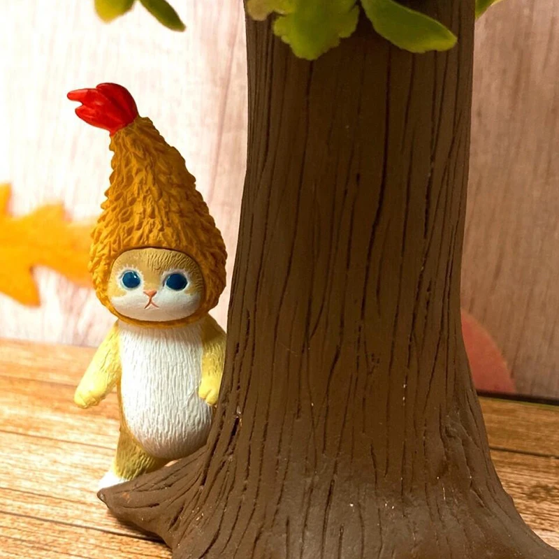 1/5 шт. кавайные фигурки кошки-мусульманды жареные шаймп гасяпон Косплей героев