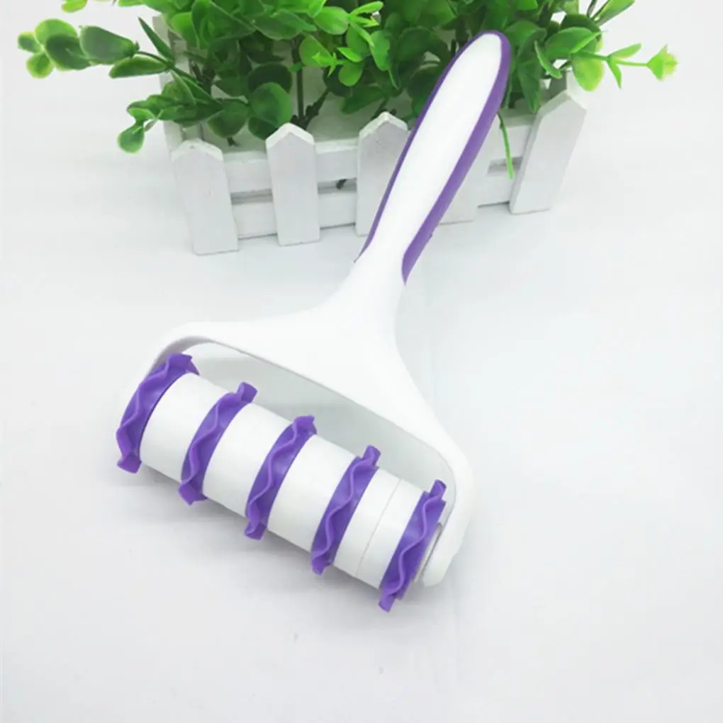 

Fondant Strip Ribbon Cutter Decorating Cake Rolling Pin Embosser Roller Maker Set Sugar Craft DIY Decoration