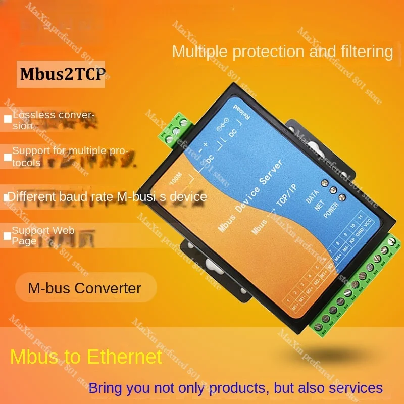 Параметры/шина/измеритель-Шина в Ethernet/TCP преобразователь для сети Удаленное