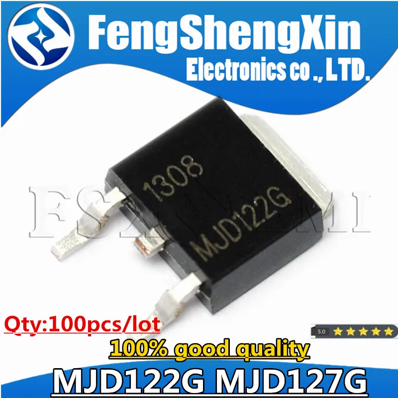Новинка, силовой транзистор MJD122G MJD122T4G J122G TIP122 MJD127G MJD127T4G J127G TIP127 TO-100, 252 шт./партия Новинка, силовой транзистор MJD122G MJD122T4G J122G TIP122 MJD127G MJD127T4G J127G TIP127 TO-100, 252 шт./партия