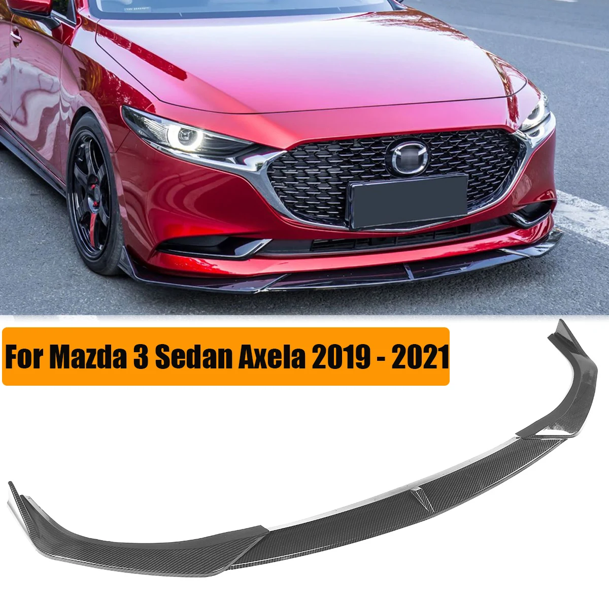 

3 шт., передний бампер для Mazda 3 Sedan Axela 2019 - 2021