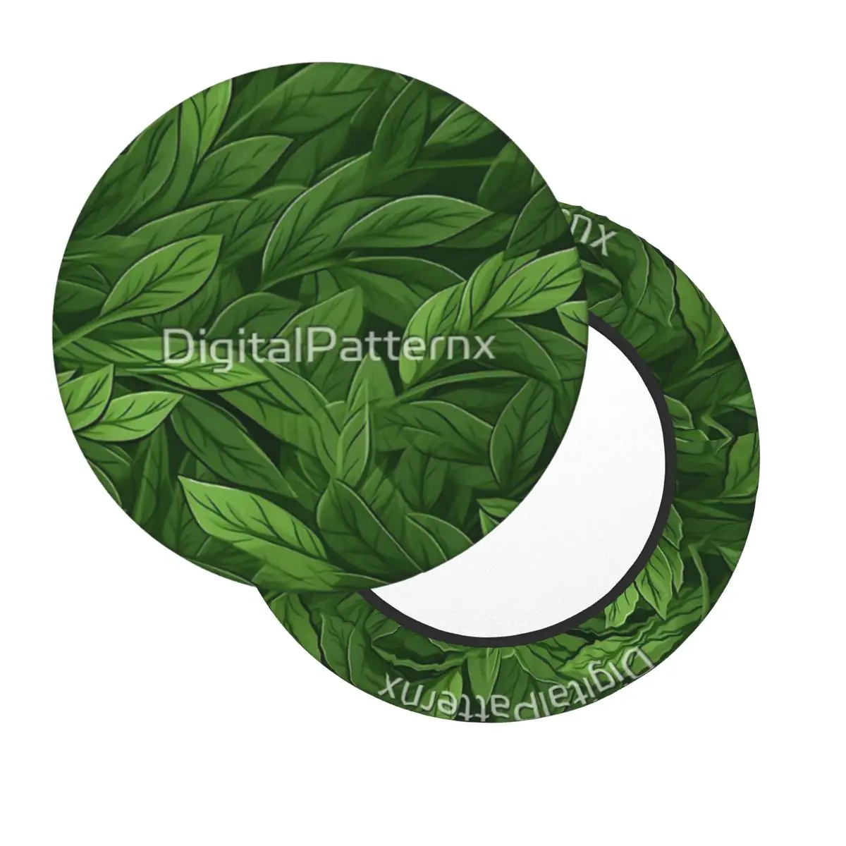 

Круглая барная Наволочка на стул с зелеными листьями, защитное кресло с эластичным ремешком, подходит для ресторана