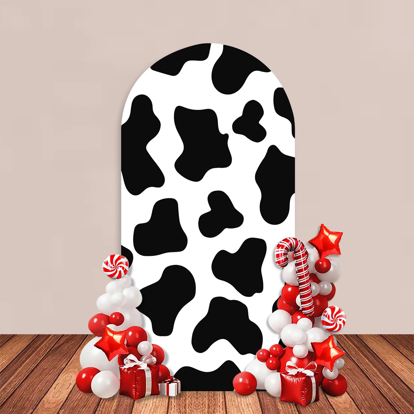 Сетка Арка Задний фон Крышка Гонки Черный Белый Шахматная доска Решетка Корова