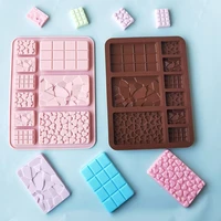 new silicone chocolate mold bricks baking tools non stick silicone cake mould jelly candy 3d diy molds kitchen accessories